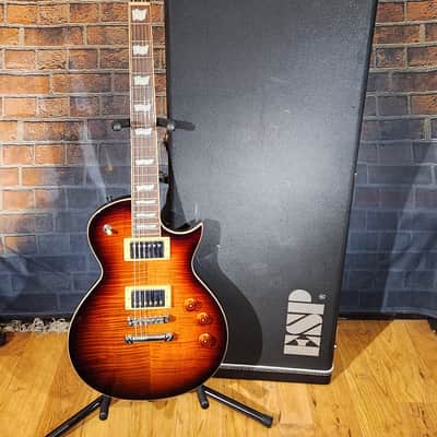 ESP LTD EC-256 FM Jatoba Fretboard Dark Brown Sunburst w/ OHSC image 1