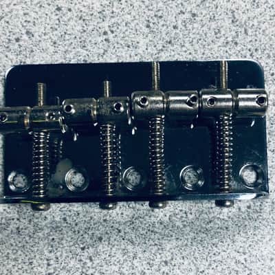 Fender Standard Series Bass Bridge Assembly Chrome image 1