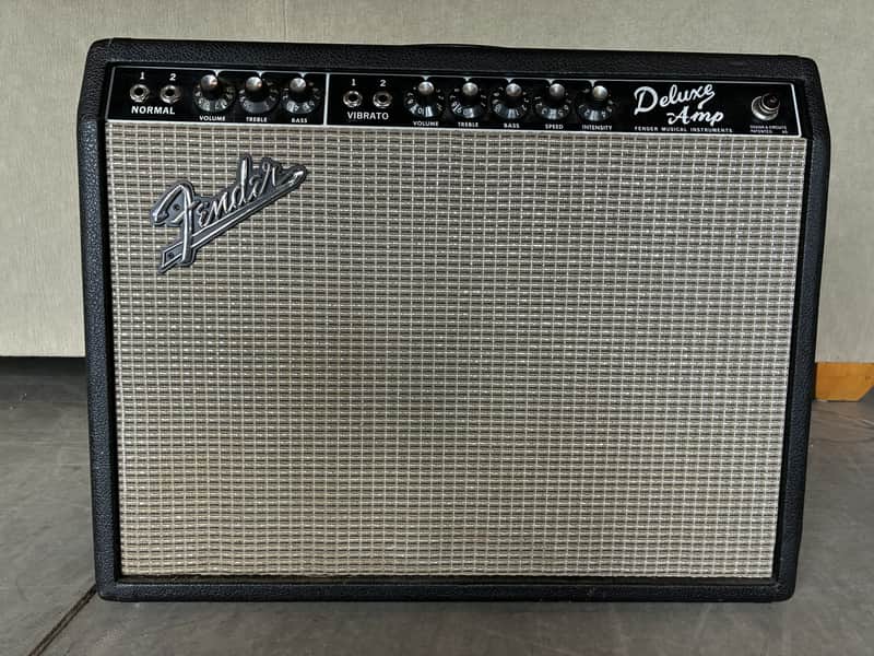 1965 FENDER BLACK FACE DELUXE - AB763 CIRCUIT - EXCELLENT CONDITION image 1