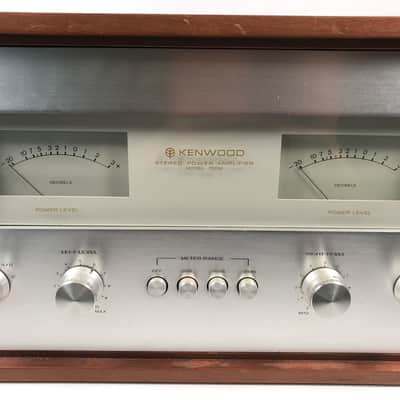 Vintage Kenwood 700M Stereo Power Amplifier w/ Cabinet image 4