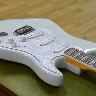 Fender Artist Kenny Wayne Shepherd Stratocaster Transparent Faded Sonic Blue Electric Guitar Case image 8