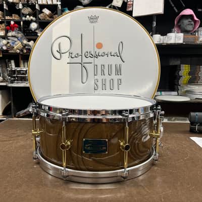 Canopus - HS-1465 - Zelkova 6.5x14 Snare Drum - Ninja Black Lacquer image 1