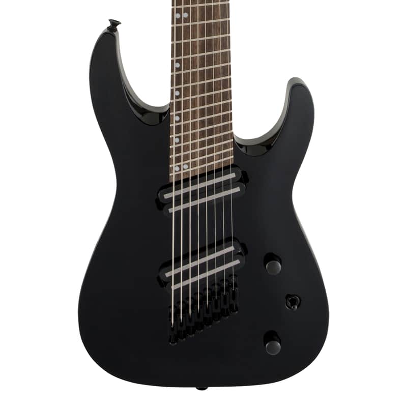 Jackson X Series Dinky Arch Top DKAF8 Multi-Scale - Gloss Black image 1