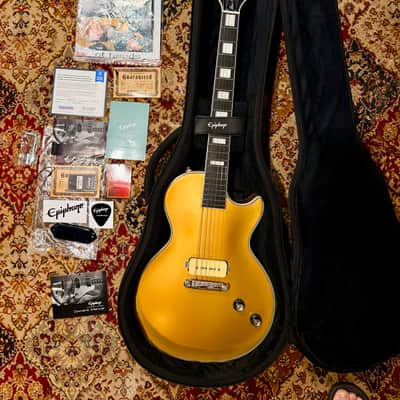 Epiphone Jared James Nichols "Gold Glory" Les Paul Custom 2021 - Present - Double Gold Aged Gloss image 7