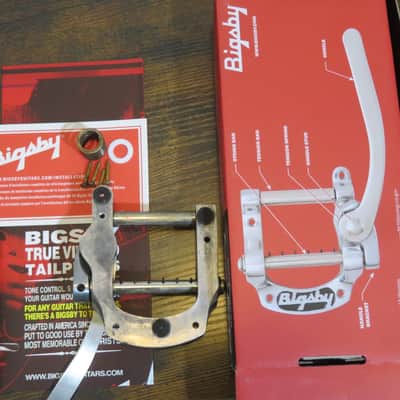 aged Bigsby B5 USA vibrato tremolo aluminum nickel RELIC fits SG Telecaster image 7
