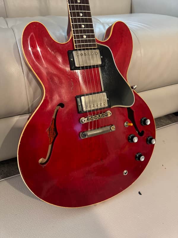 PRE-OWNED | 2024 Gibson Custom Shop Murphy Lab 1961 ES-335 Heavy Aged - Sixties Cherry image 1