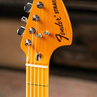 Fender Limited Edition American Vintage II '73 Stratocaster Electric Guitar, Maple Fingerboard - Olympic White with Hardshell Case image 5