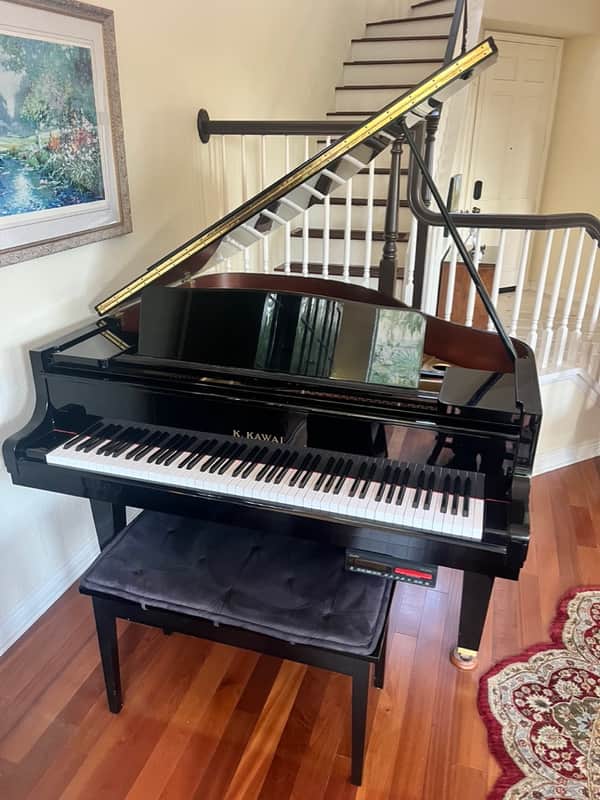 1996 Kawai GE-1 Baby Grand Piano image 1