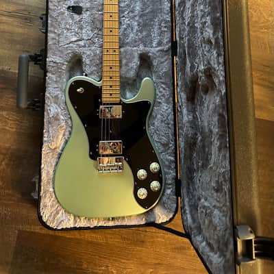 Fender American Professional II Telecaster Deluxe - Mystic Surf Green with Maple Fingerboard Guitar image 2
