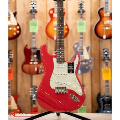 Fender American Professional Classic Stratocaster, Rosewood Fingerboard, Faded Dakota Red image 3