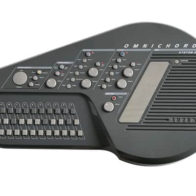 1989 Suzuki Omnichord OM-200m Vintage MIDI Electronic Autoharp Digital Synth & Drum Machine With OVP-3 Soft Shell Carrying Case image 2
