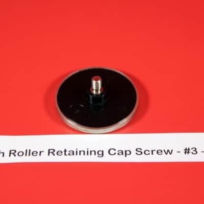 Akai Reel to Reel Pinch Roller Retaining Cap Screw - #3 1970's - 1980's - Silver / Black image 2