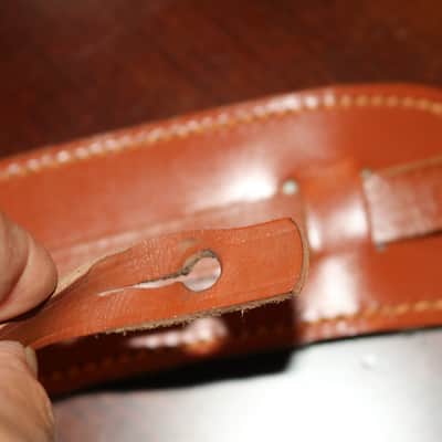Vinatge Leather Guitar Strap image 4