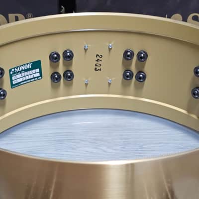 Sonor AS 1406 BRB SDBD 14"x 6" Artist Cast Bronze Snare image 22
