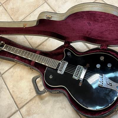 1956 Gretsch Duo Jet model 6128 Black with original case Bild 25