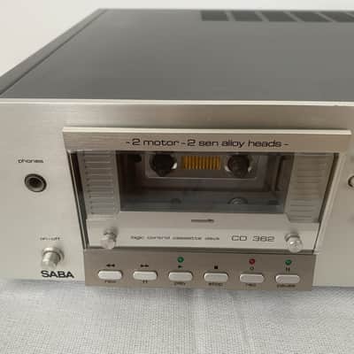 Saba CD 362 Kassettendeck Tape Deck Retro Vintage Silber image 2