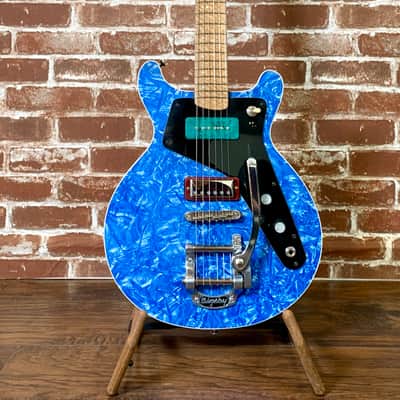 Harvester Double Cut Recycler Blue/Sunburst 2020/New Ser # 139 (Authorized Dealer) DEMO VIDEO ADDED image 1