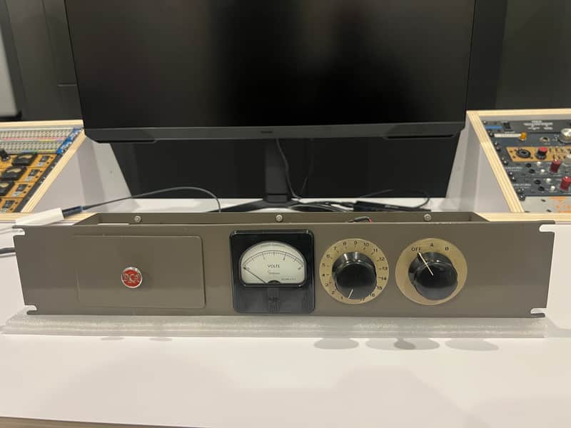 Vintage RCA Meter Panel Type BI-2A // MI 11275 with Simpson VU Meter image 1