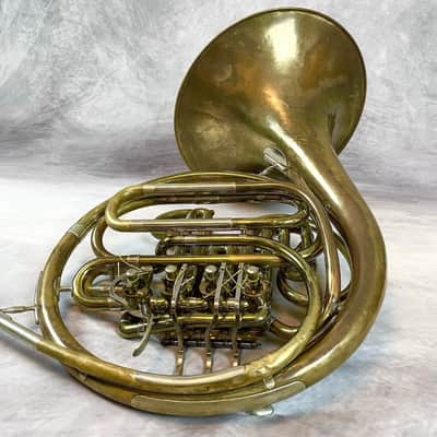 F.E. Olds F/Bb Double French Horn 4 Valve With Case image 13