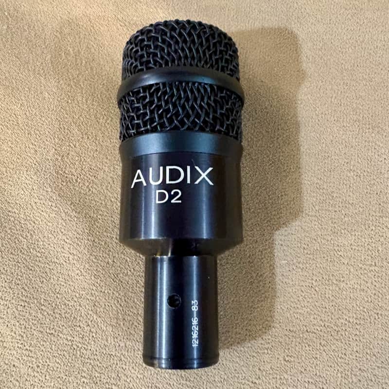 USED Audix D2 Hypercardioid Dynamic Drum / Instrument Microphone 2010s - Black image 1
