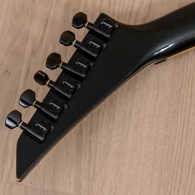 1990s Grover Jackson Soloist Standard SSH Neck Through Guitar Metallic Black, Japan image 5