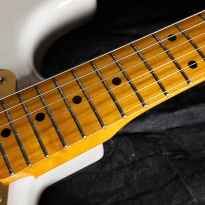 Fender Japan ST-54 Stratocaster Olympic 1990-1991 - White - VERY GOOD condition image 8