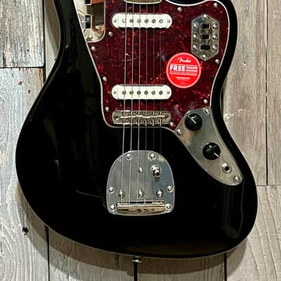 Squier Classic Vibe '70s Jaguar  Black, In Stock Ships Fast Support Indie Music Shops ! image 4