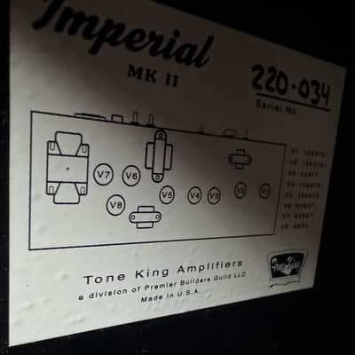 used Tone King Imperial MKII 20-Watt 1x12" Combo Amp, Excellent Condition! image 11