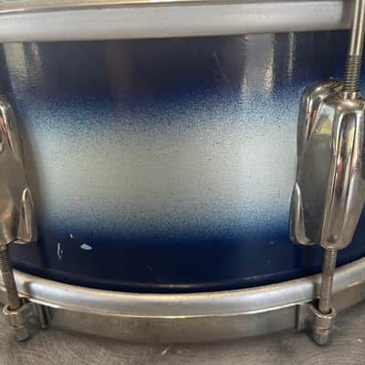 Slingerland 5.5x14 Chicago Badge 1956-1959 Radio King Student Model Duco Blue / Silver image 7