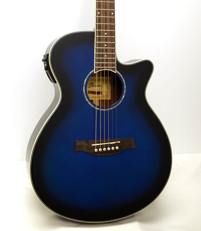 Ibanez AEG10II Acoustic-Electric Guitar - Transparent Blue