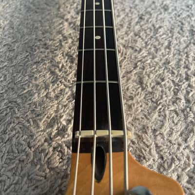 Fender Standard Jazz Bass Vintage 1992 MIM Black Rosewood 4-String Bass Guitar image 8