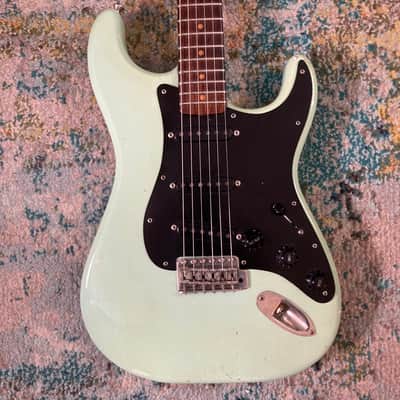 Schecter USA Rosewood neck mint green strat - Dallas-era 80s vintage stratocaster image 2