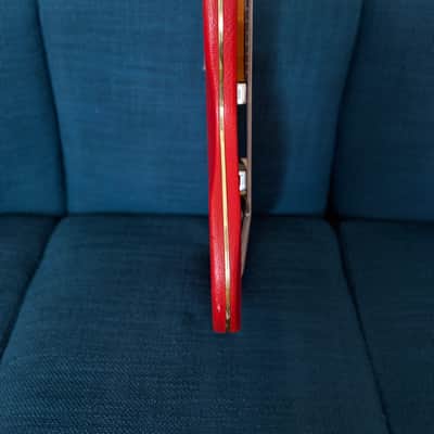Egmond Typhoon bass guitar 1966-1968 - red tolex image 9
