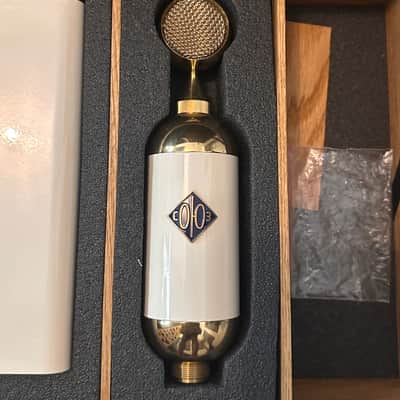 Soyuz Microphones SU-017 v2 Large Diaphragm Cardioid Tube Condenser Microphone 2010s Cream / Brass image 4