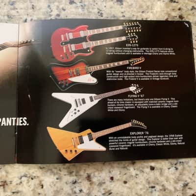 Gibson Catalog 2001 Les Paul Standard Custom Classic Studio Flying V SG Supreme Special Junior ES-175 335 B.B King 135 Explorer Firebird Double Neck Chet Atkins Thunderbird image 7