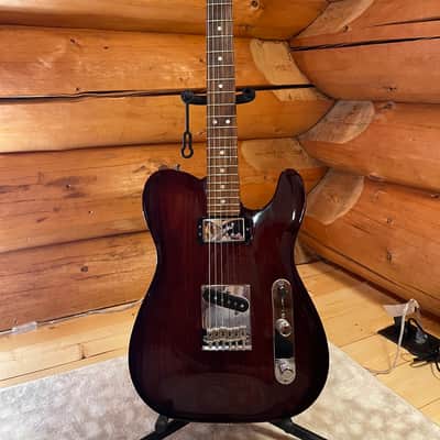 Fender American Select Carved Blackwood Top Telecaster SH 2013 - Black Cherry Burst image 1