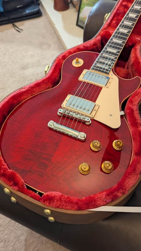 Gibson Les Paul standard 50s 2025 - Figured, Cherry red - 8lbs 15oz image 1