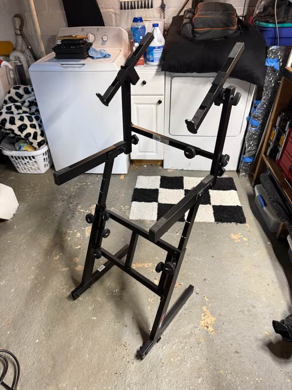 dual tier Z keyboard stand - Proline imagen 1
