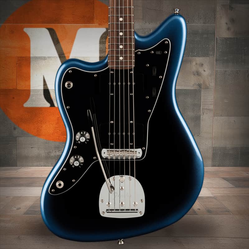 Fender American Professional II Jazzmaster Left-Hand, Rosewood Fingerboard, Dark Night image 1