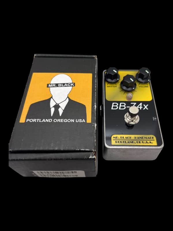 Mr. Black BB-74x Distortion 2010s - Black/Gold X8199 image 1