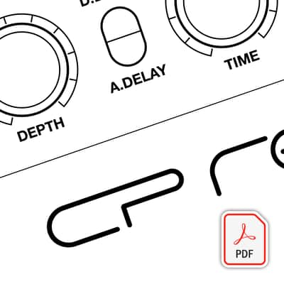 Yamaha CP Reface  - Beautifully Illustrated Blank Patch Sheet PDF