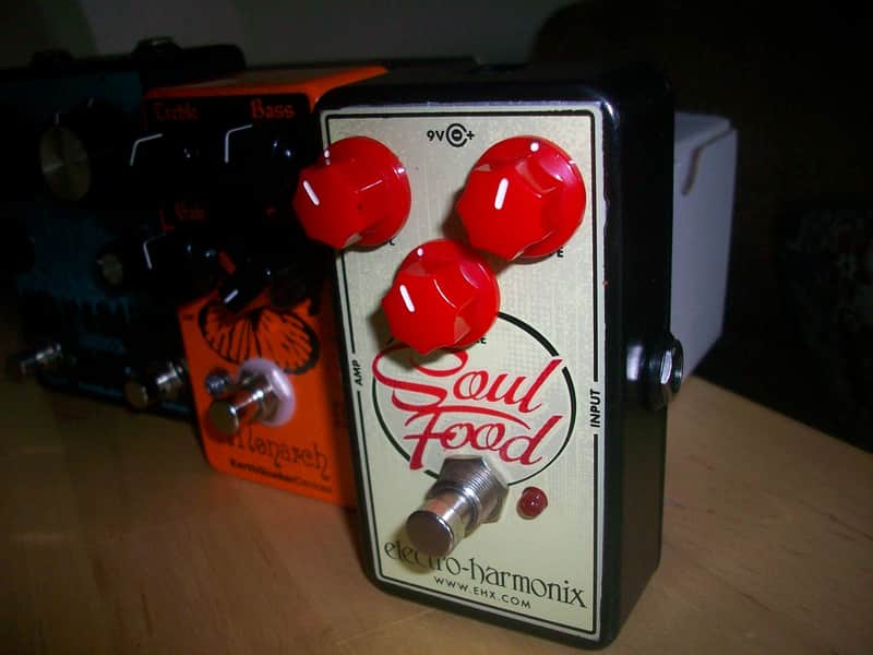 Electro Harmonix Soul Food Overdrive - Painted Black | Reverb Electro Harmonix Soul Food Overdrive - Painted Black | Reverb