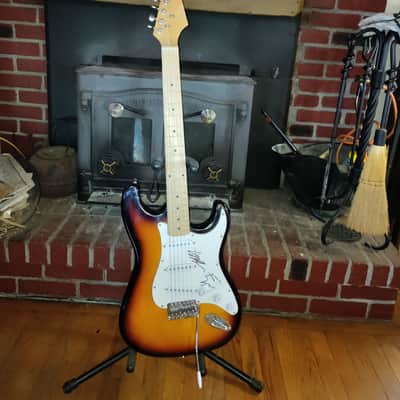 Strat Copy Signed by the band Mountain (Leslie West and Corky Laing) image 1