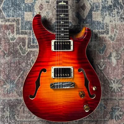 2018 PRS Private Stock #7439 Hollowbody II Dragon’s Breath Glow Custom Electric Guitar W/ Original Hardshell Case & Paperwork! image 7