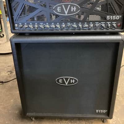 5150III 100W Tube Head, Blk Stealth w/ Cover - EVH 5150II 100W 4x12 Straight Cab - Special Run. image 1