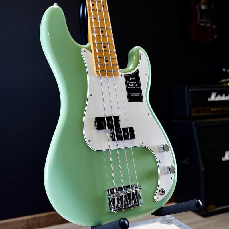 Fender Player II Precision Bass Maple Fingerboard Birch Green image 1