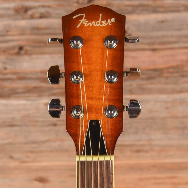 Fender FR-50CE Spruce/Mahogany Resonator Sunburst image 6
