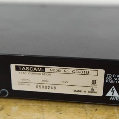 TASCAM CD-01U Single Rack CD Player (church owned) CG00GW8 image 7