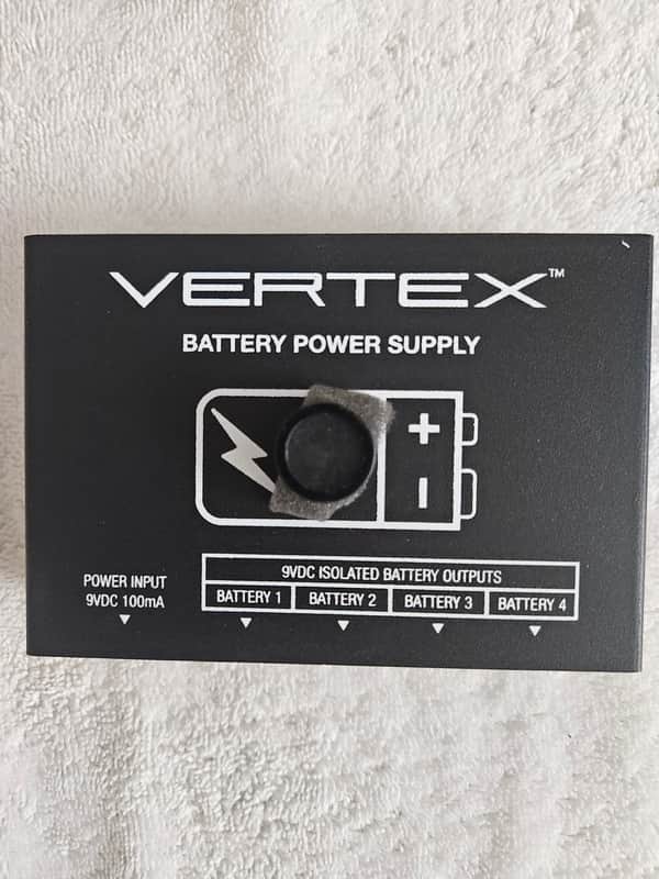 Vertex fx pedal battery supply Nos mint condition in the box image 1