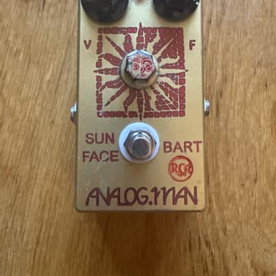 Analogman Sun Face BART/RCA Germanium Fuzz with Sun Dial Knob 2020 - 2021 - Gold image 2